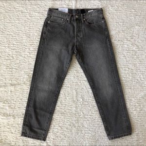 Cropped Silver/Black H&M Jeans